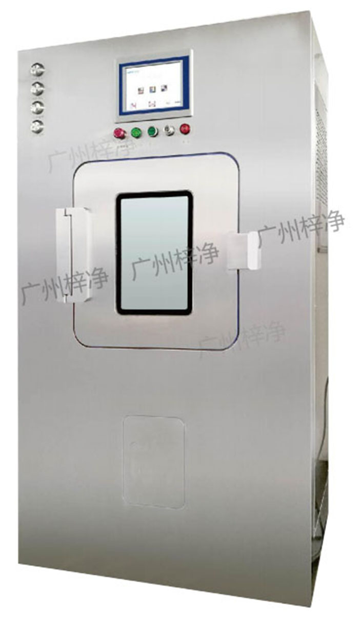 VHP滅菌傳遞窗采用專門的滅菌介質(zhì)給予系統(tǒng)使過氧化氫等離子體更均勻，達到滅菌效果。